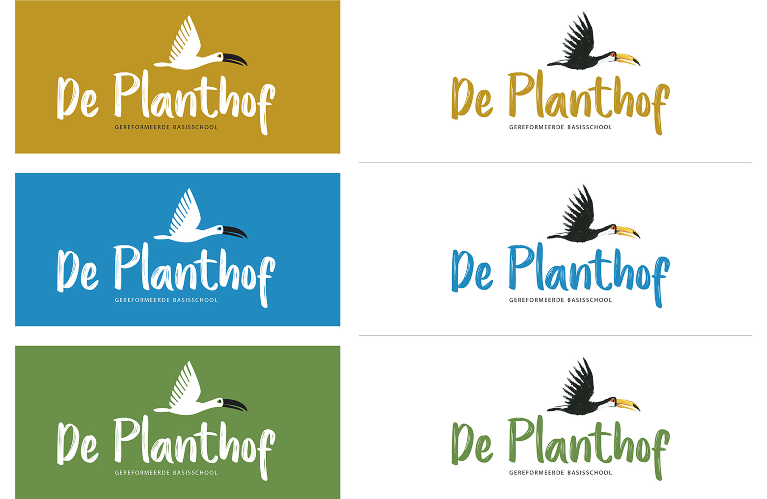 Logovoorstellen voor basisschool De Planthof - 2018